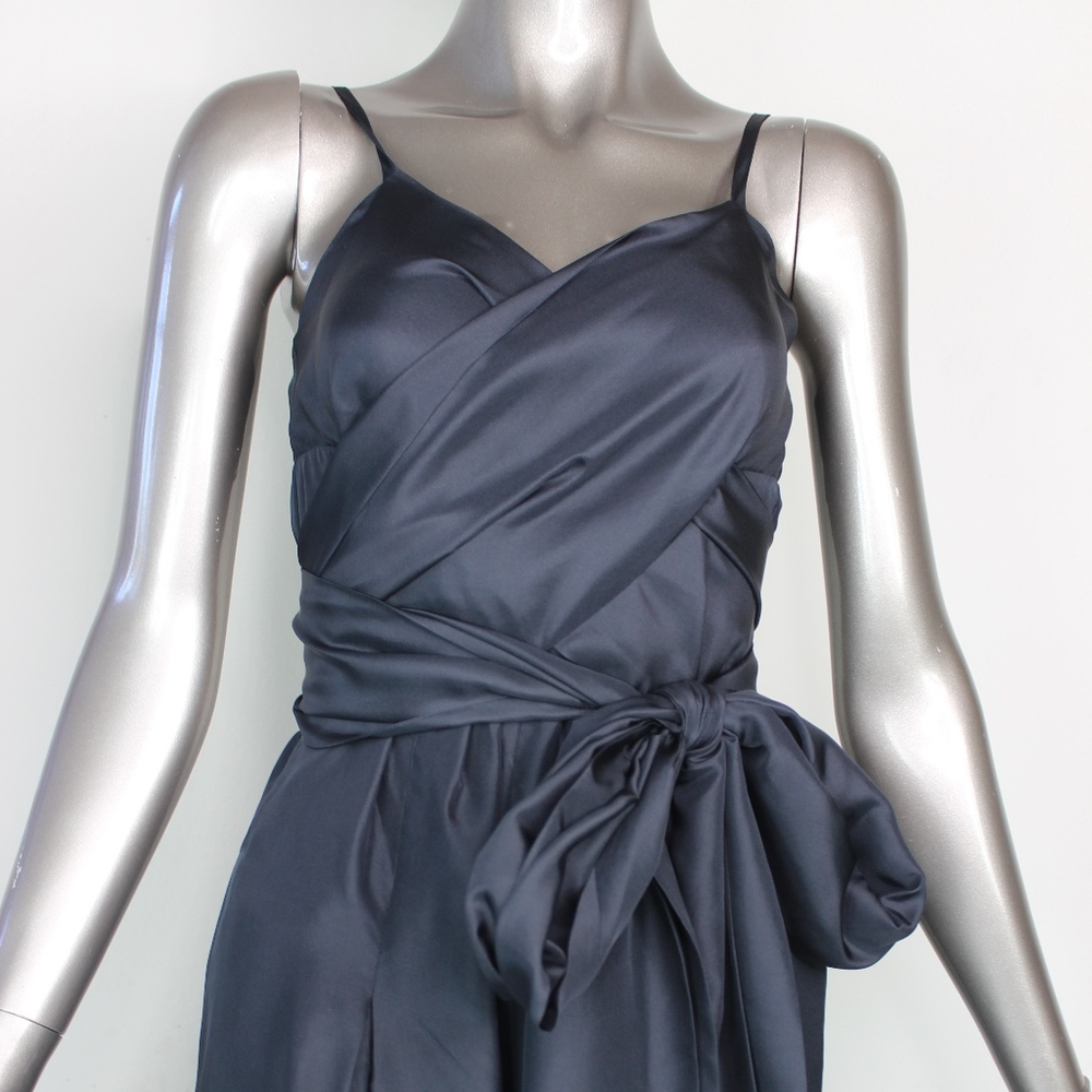 BCBGMaxazria women jumpsuit crisscross wrap top